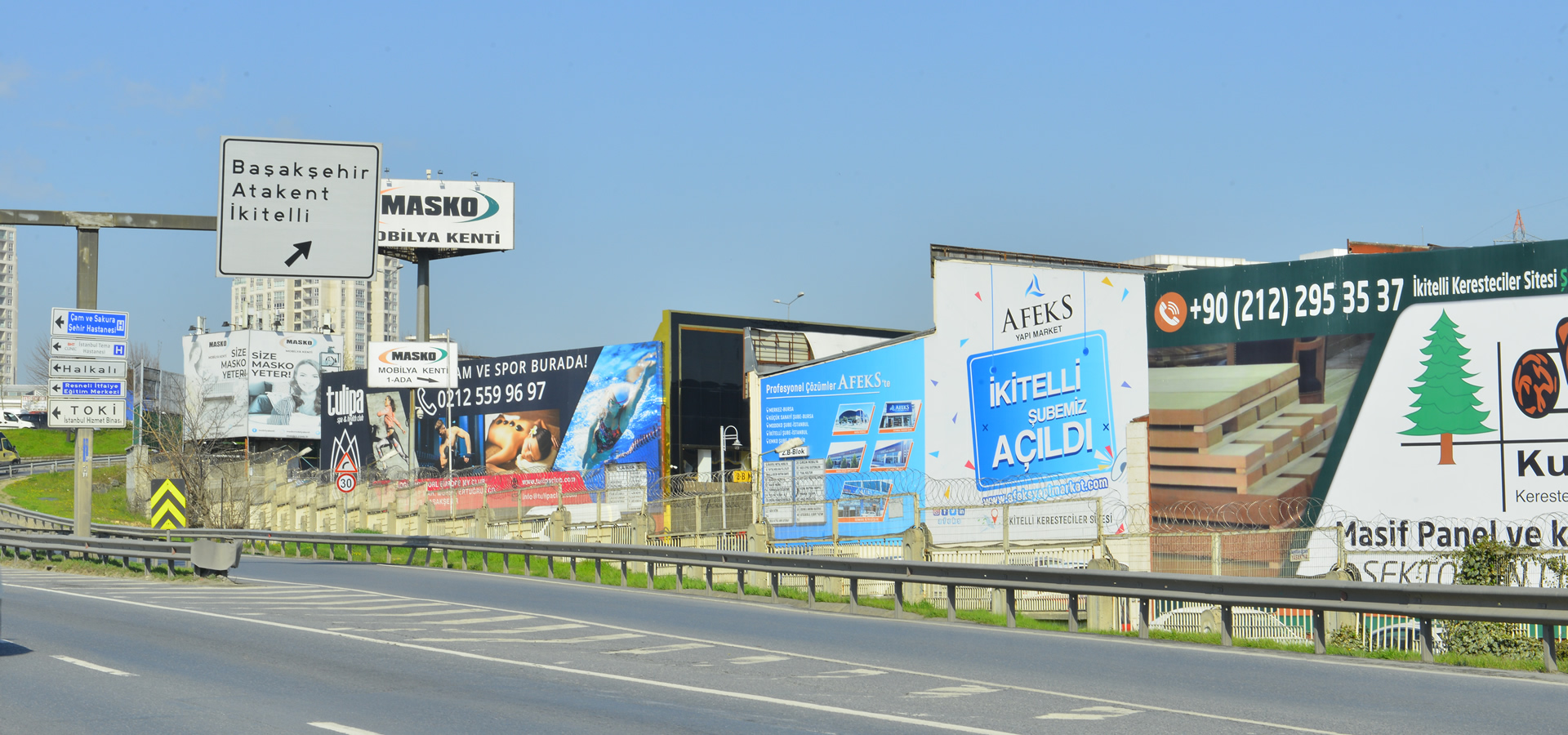 Masko Yanyol Duvar 1B Ölçü 8m - 22m